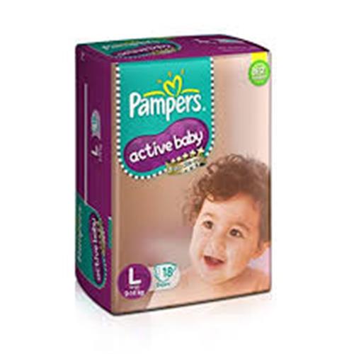 PAMPERS PANTS L(9-14)Kg 18 PANTS